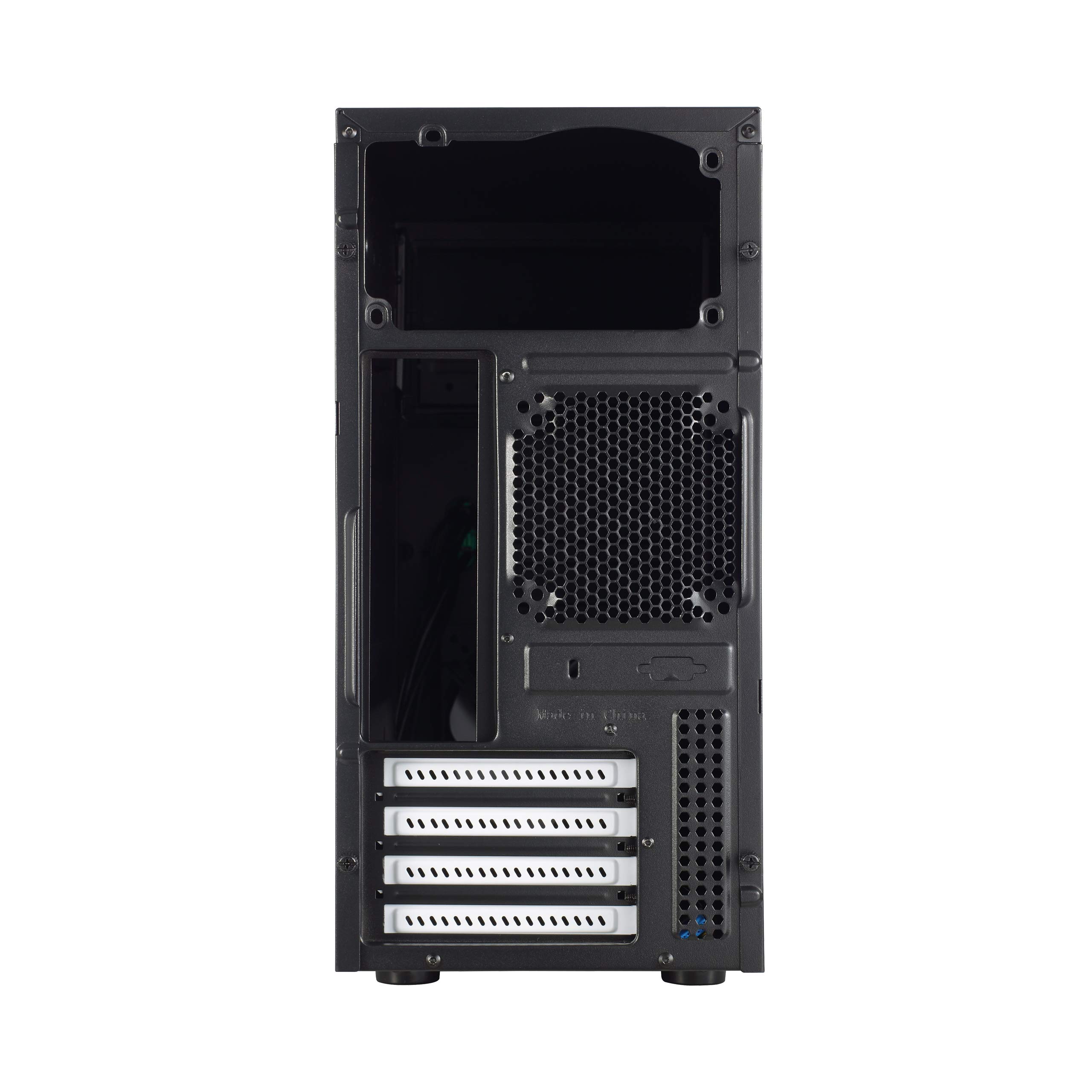 Fractal Design Core 1100 - Mini Tower Computer Case - mATX - High Airflow and Cooling - 1x 120mm Silent Fan Included - Brushed Aluminium - Black
