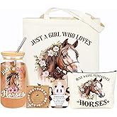 JMTMBR Horse Gifts for Women, Hobby Horse Stuff, Gifts for Horses Lovers Women, Horses Themed Gift Set for Birthday Christmas for Her Equestrian