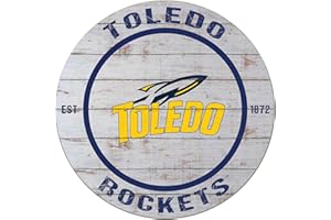 KH Sports Fan 20"x20" Toledo Rockets Classic Weathered Circle, Multi