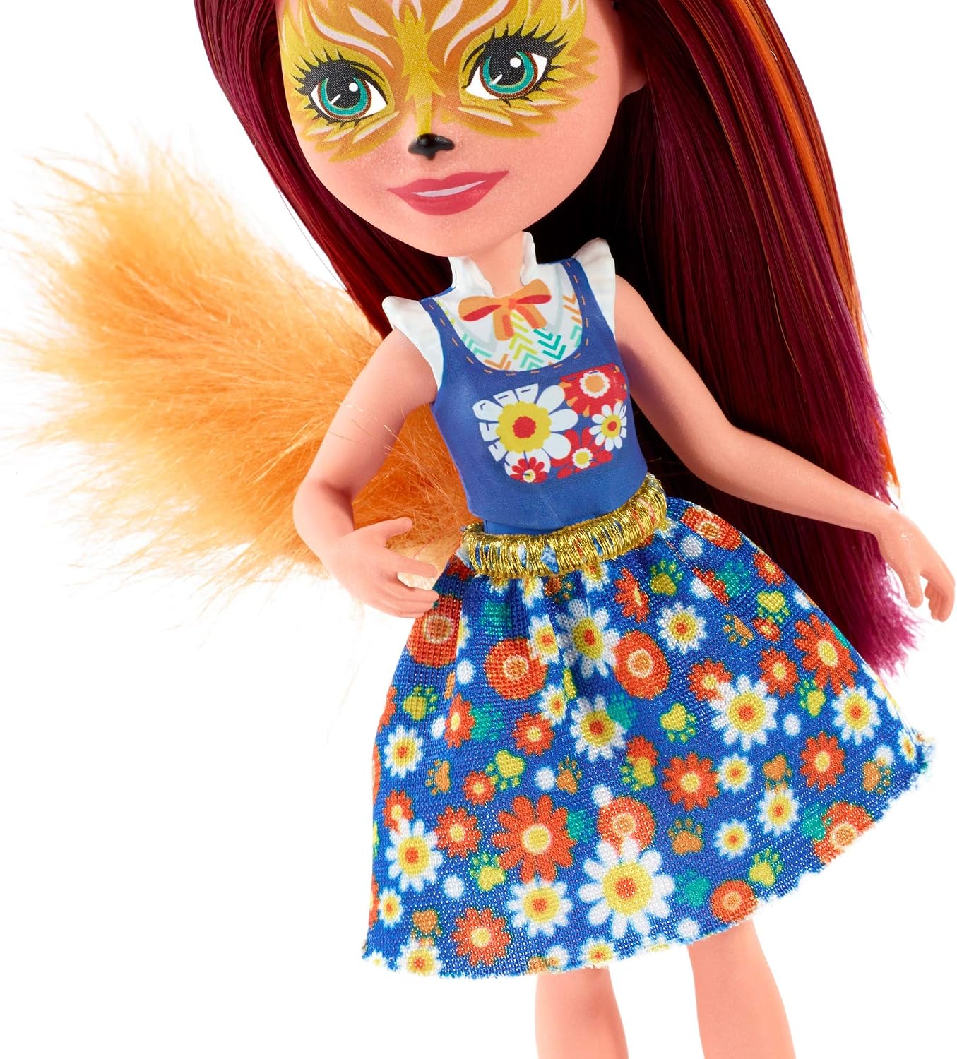 Enchantimals FXM71 Felicity Fox Doll (6 Inch), and Flick Animal Friend Figure, Multicolored - Image 4