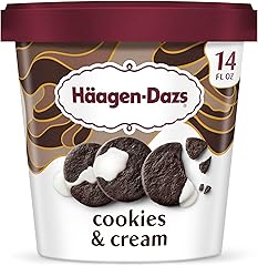 Haagen-Dazs Ice Cream, Cookies & Cream, 14 oz (Frozen)