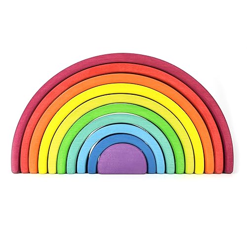 rainbow toy wooden
