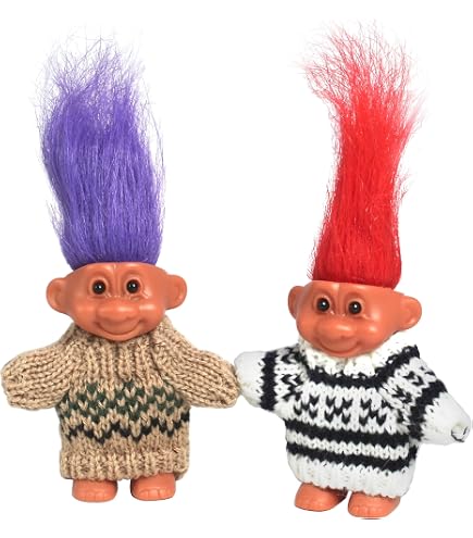 Amazon.com: My Lucky Toga 6 Troll Doll (Hot Pink Hair) by Russ
