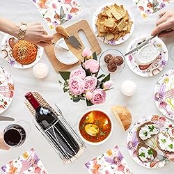 96 Pcs Fairy Plates and Napkins Party Supplies
