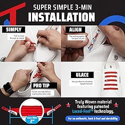 uLace Slims No-Tie Shoelaces - Elastic Shoe Laces