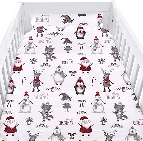 christmas cot bed bedding