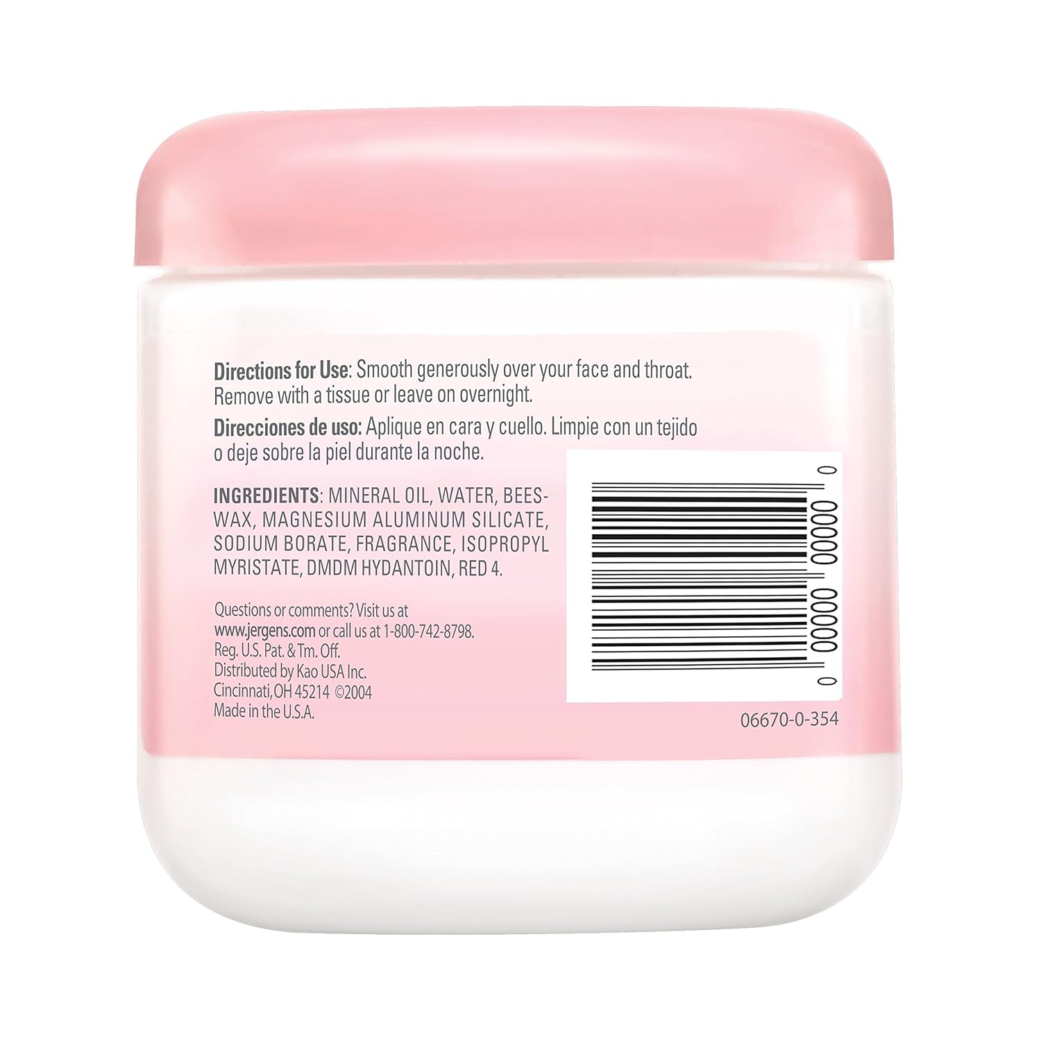 jergens pink face cream