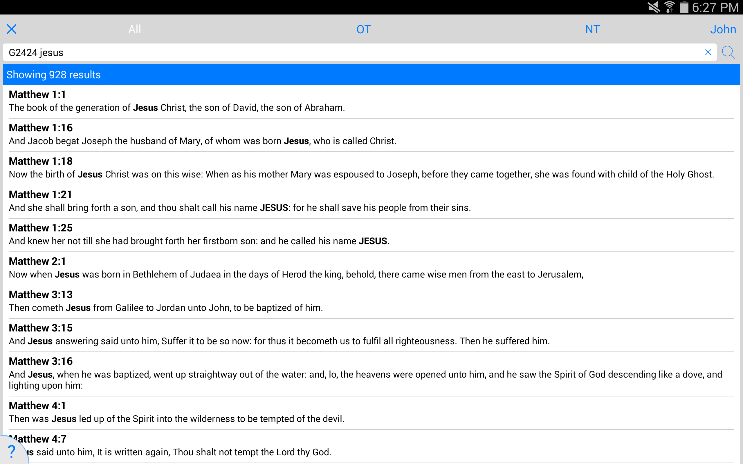 Strong's Concordance with KJVAmazon.deAppstore for Android