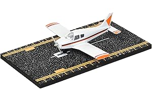 Hot Wings Planes Piper Cherokee with Connectible Runway in Aviation Museums Nationwide