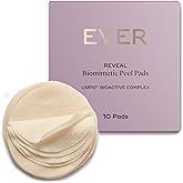 EVER Reveal Biomimetic Peel Pads - Exfoliating & Brightening Travel Pack, 10 Count – Azelaic Acid, Caviar Lime & LSR10 for Radiant, Smoother Skin