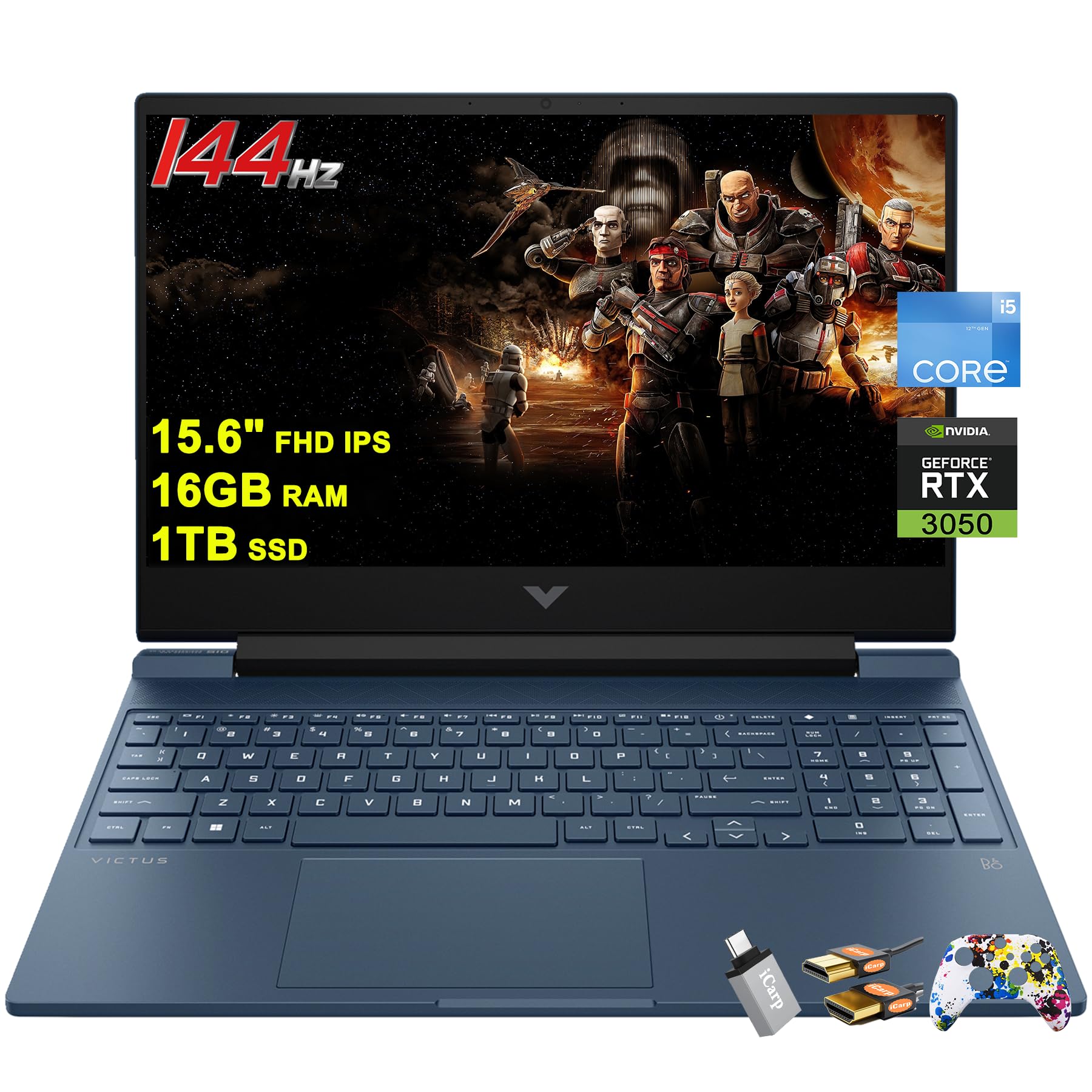 HP Victus 15 Gaming Laptop 15.6” FHD IPS