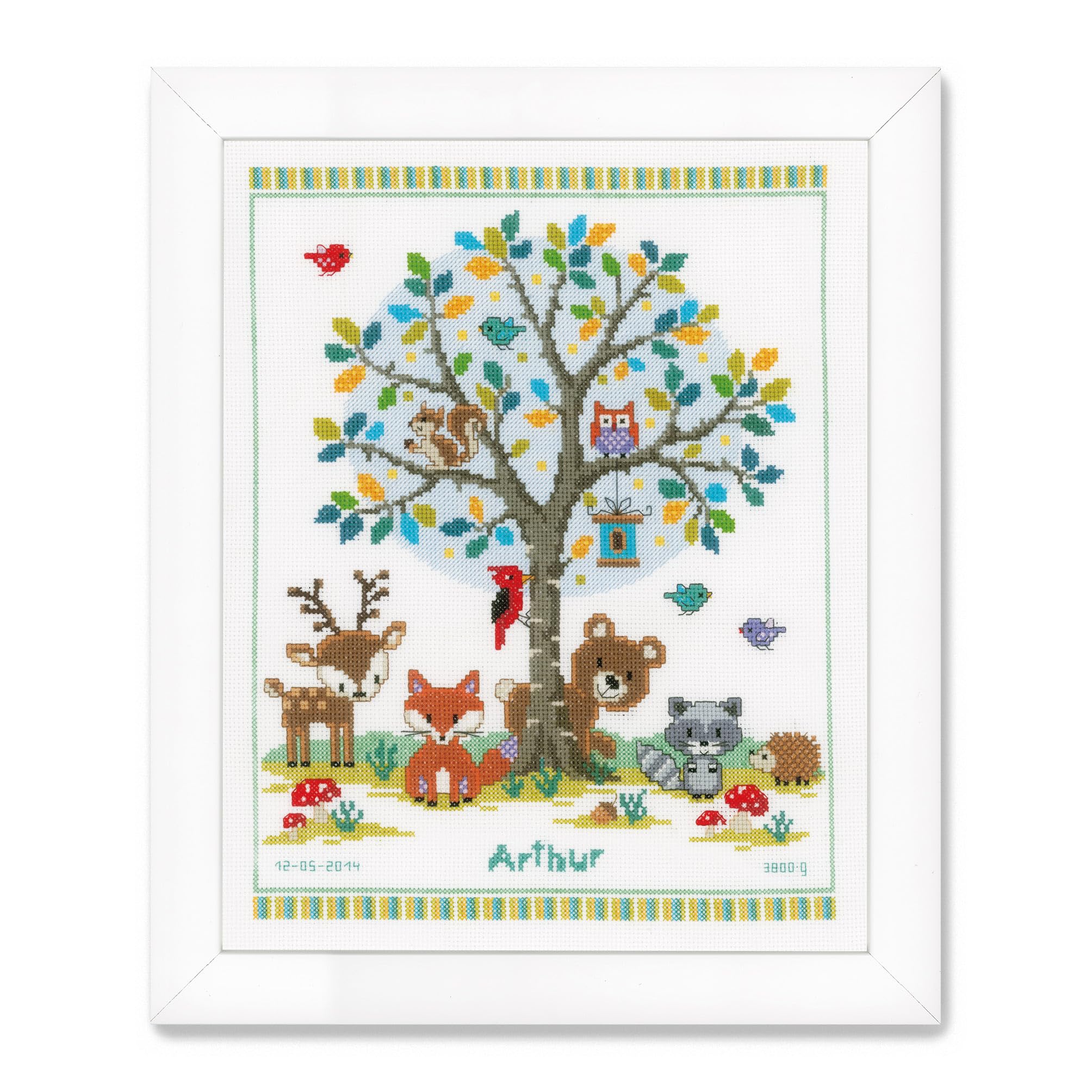 Vervaco Into the Woods Counted Cross Stitch Kit, Multi-Colour, PN-0149396
