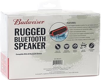 bud light rugged bluetooth speaker