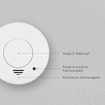 Smartwares Tuv Tested Smoke Detector Fire Detector Amazon De Baumarkt
