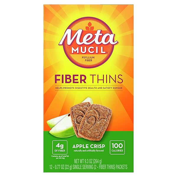 METAMUCIL FIBER WAFERS APPLE CRISP PACKETS, 1 EA