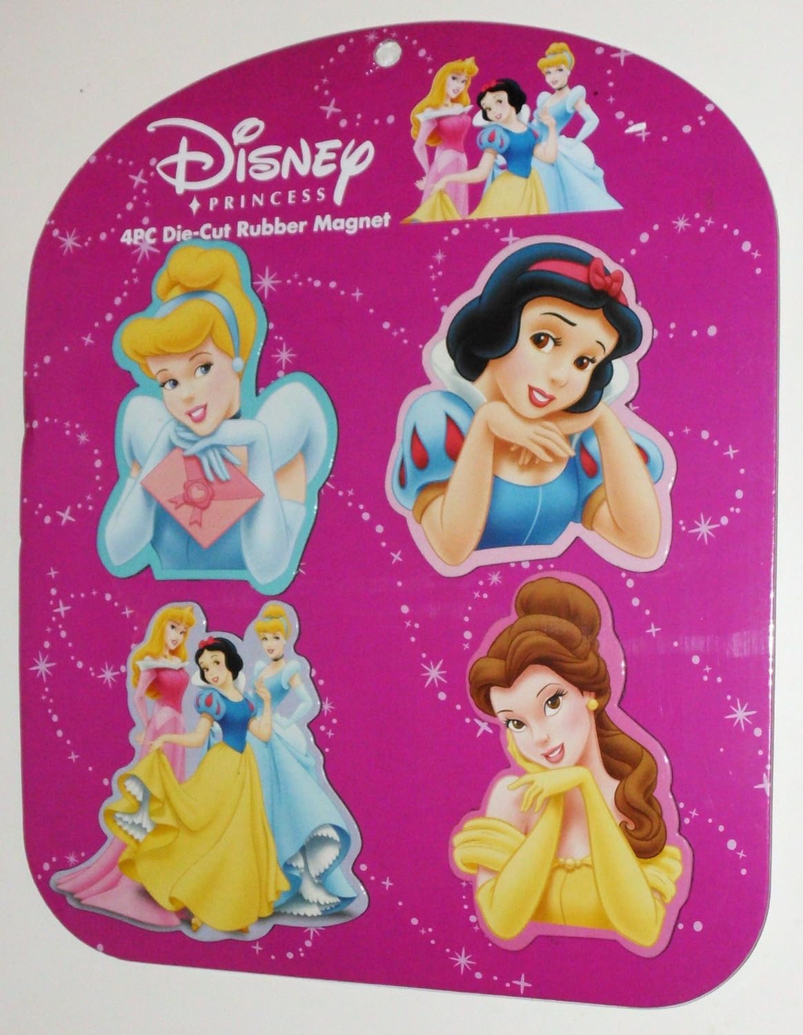 Disney Princess 4 Pc Collectable DieCut Rubber Kitchen