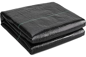 TOPHOUSE 1.4ft x 50 ft Landscape Fabric Heavy Duty Weed Barrier for Vegetable Garden Weed Cloth