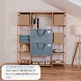 Venо 6 Pack Heavy-Duty Oversize Storage Bags with Zips Light Blue 102L view 7
