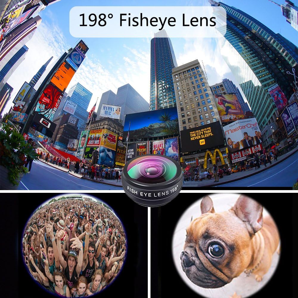 Apexel 10 in 1 Phone Camera lens kit Wide Angle lens, Macro lens, Fisheye lens, Telephoto lens - Image 5