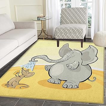 elephant rug nursery