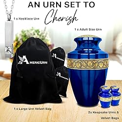 AmericUrn Set of 4 Funeral & Cremation Urn for