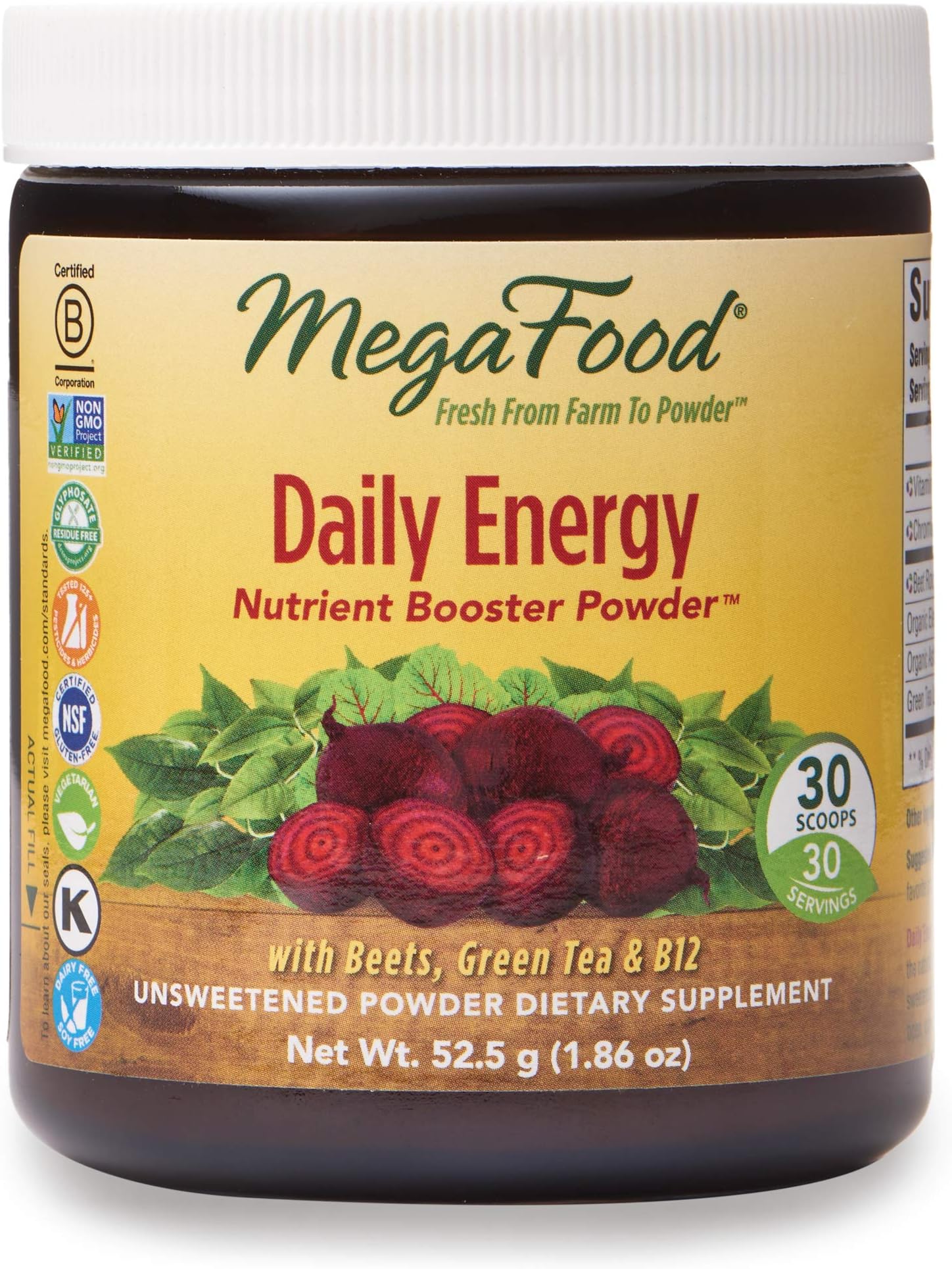 Megafood, Daily Energy, 1.86 Ounce