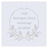 OFCCUSTOM Wedding Embosser Personalized Name Date
