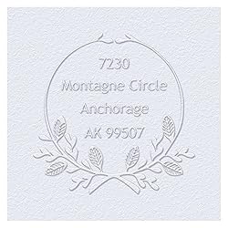 OFCCUSTOM Wedding Embosser Personalized Name Date