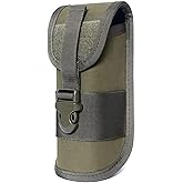 ACEXIER MOLLE Glasses Pouch Outdoor Durable Tactical Pouch Sunglasses Case Army Style Flashlight Pouch with Buckle