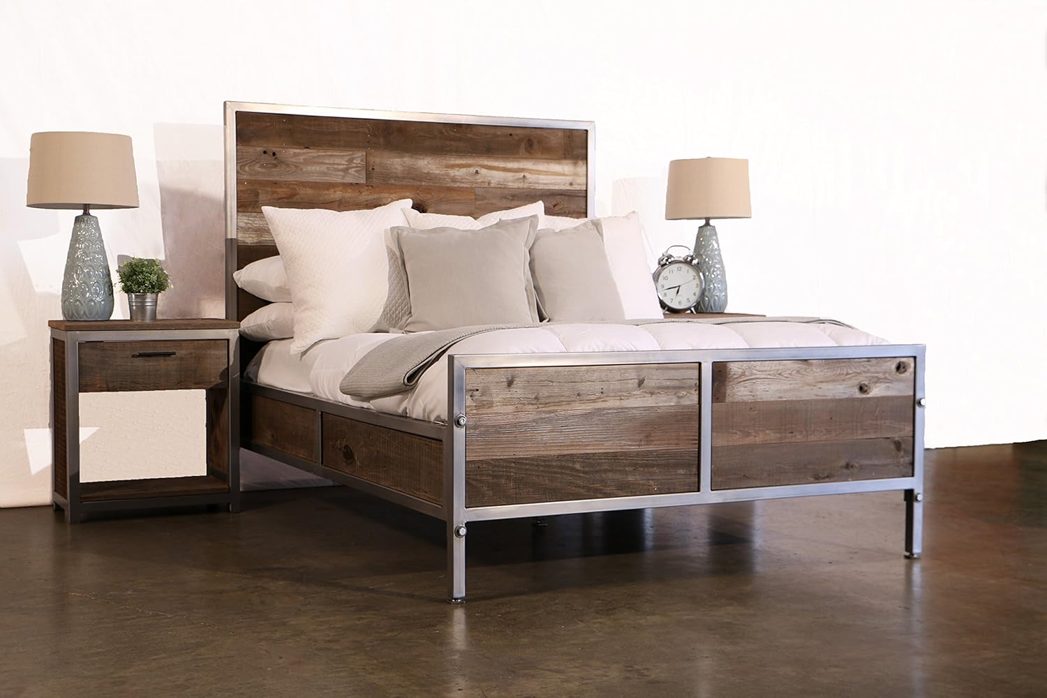Amazon Com Modern Reclaimed Wood Bedroom Set Handmade