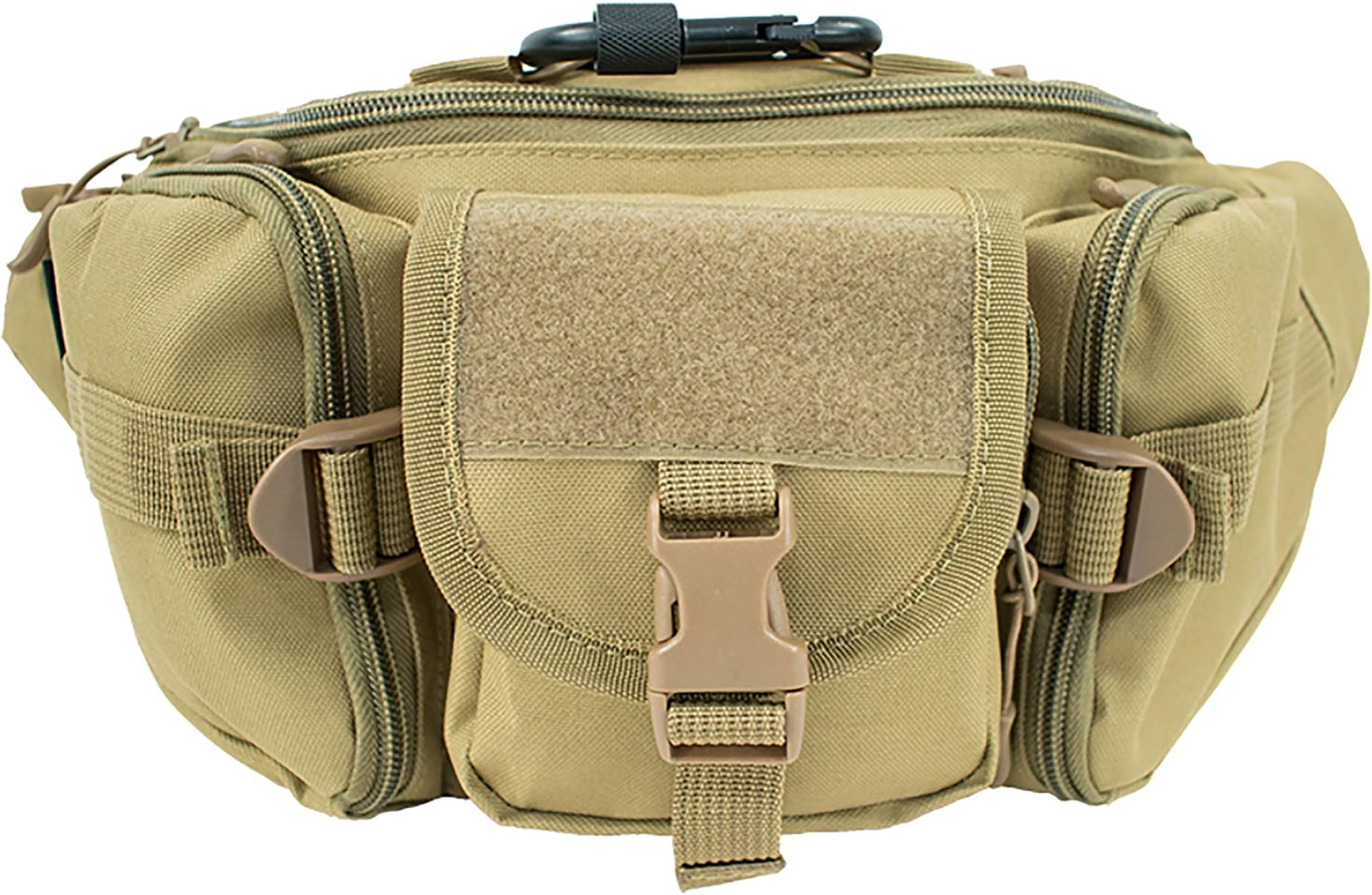 OSAGE RIVERTactical Fanny Pack with 5 Compartments, 900D Waist Pack for Hiking, Fishing, Hunting, or Gym, Everyday Crossbody Belt Bag