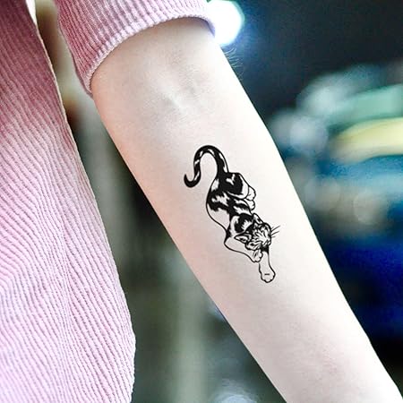 Amazon Co Jp 三毛猫 の 一時的な入れ墨 2 個 Www Ohmytat Com ビューティー