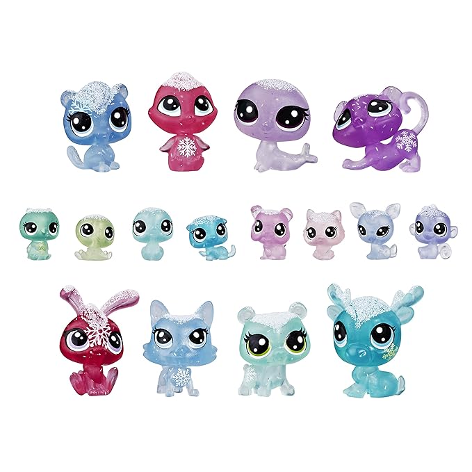 Littlest Pet Shop E5480EU5 LPS Frosted Wonderland PET Pack, Multicolour