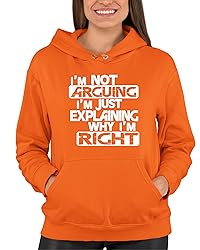 Go All Out 3X-Large Orange Mens I'm Not Arguing I'm