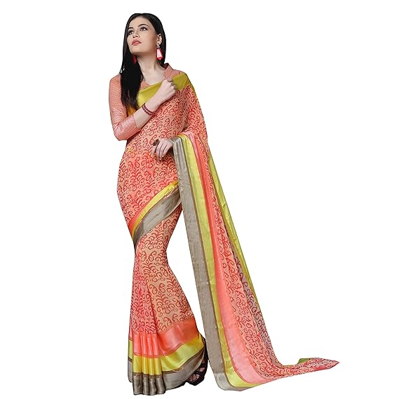 Multicolor Satin Printed Saree(SAARAHR8007SSSR001_Multicolor)