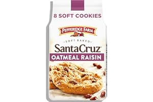 Pepperidge Farm Santa Cruz Soft Baked Oatmeal Raisin Cookies, 8.6 oz. Bag