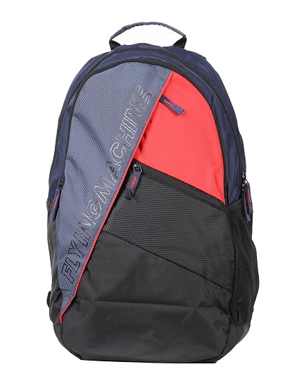 Flying Machine Polyester 24 inches Black Red Travel Duffle (FMSB0038_OP)