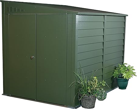 steel motorcycle shed
