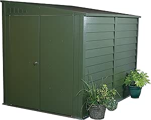metal motorbike shed