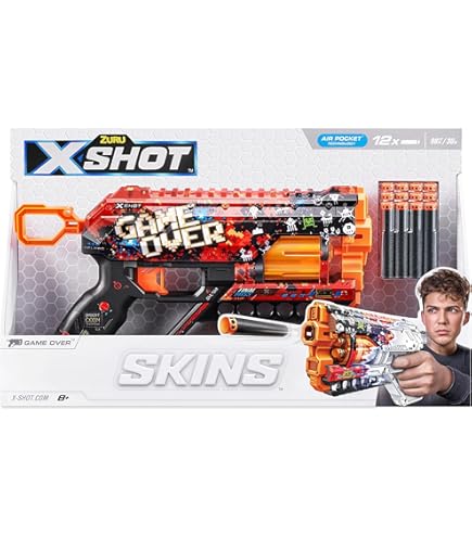 Amazon.com: X-Shot Skins-Griefer (12 Darts)_Graffiti : Toys & Games