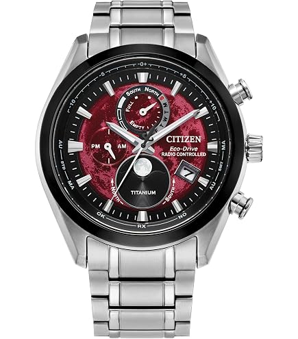 Amazon.com: Citizen Eco-Drive Tsuki-yomi A-T Green Dial Super