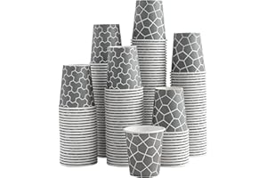 Huifany 5 oz Paper Cups – 300 Count, Small paper Bathroom Cups, Disposable Mouthwash Cups, Espresso Shots Cups, Mini Cup for Kitchen, Coffee, Tea, Water, Snack
