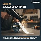 DIY Doctor Waterproof Tape 50mm x 5m Butyl Roof Sealant Tape Aluminium Foil view 7