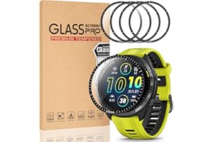 Liuyuxi 4-Pack compatible with Garmin Forerunner 965 Screen Protector, Ultra-thin High Definition Flexible PMMA Watch Film -N