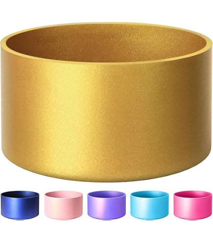 Botte en Silicone Chameleon Gradient Matte Luster, Compatible avec Les gobelets Stanley de 20 à 40oz et de 12 à 24oz avec Base de 2,8 à 3 po, Protecteur de Fond Paillettes