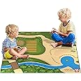 Farm Play Mat for Farm Toys | Foldable Solution |Large Size 57” x 57” | Farm Animals | Tractor Play| Activity Mat | by Play Mat Factory