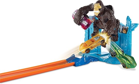 hot wheels track with gorilla