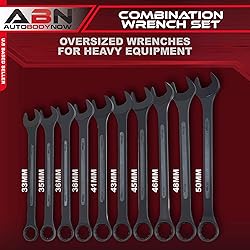 ABN Large Combination Wrench Set 33 to 50mm