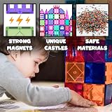 Desire Deluxe Magnetic Tiles Building Blocks Set 100pc Educational Toy view 2