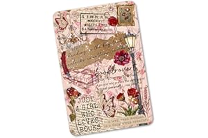 APPALACHIAN ARTISANS Clear Back Cover Cardstock Insert for Kindle | Kindle Insert for Clear Case | Booktok Bookish Kindle Case Sticker Insert | Vintage Cottagecore Book Gifts for Women (Kindle Colorsoft)